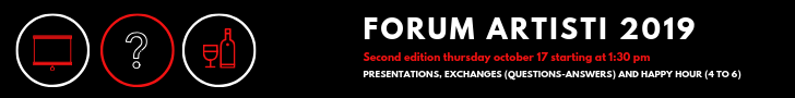Mark your calendar: ARTISTI FORUM 2019